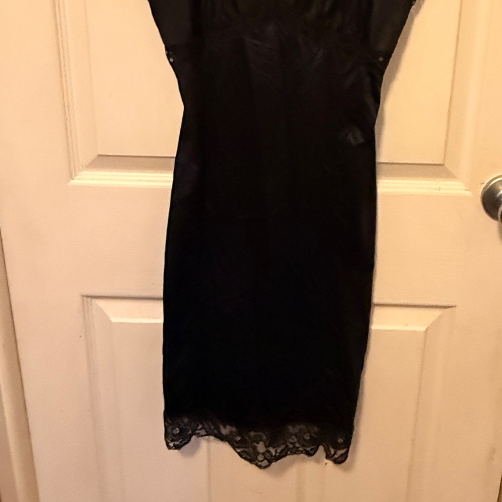 Vintage Gaymode Nylon Full Black Slip - Picture 6 of 8